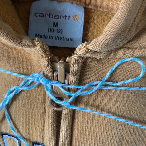 Carhartt Boys' Zip-up Hooded Long Sleeve Sweatshirt - Picture 5 of 11